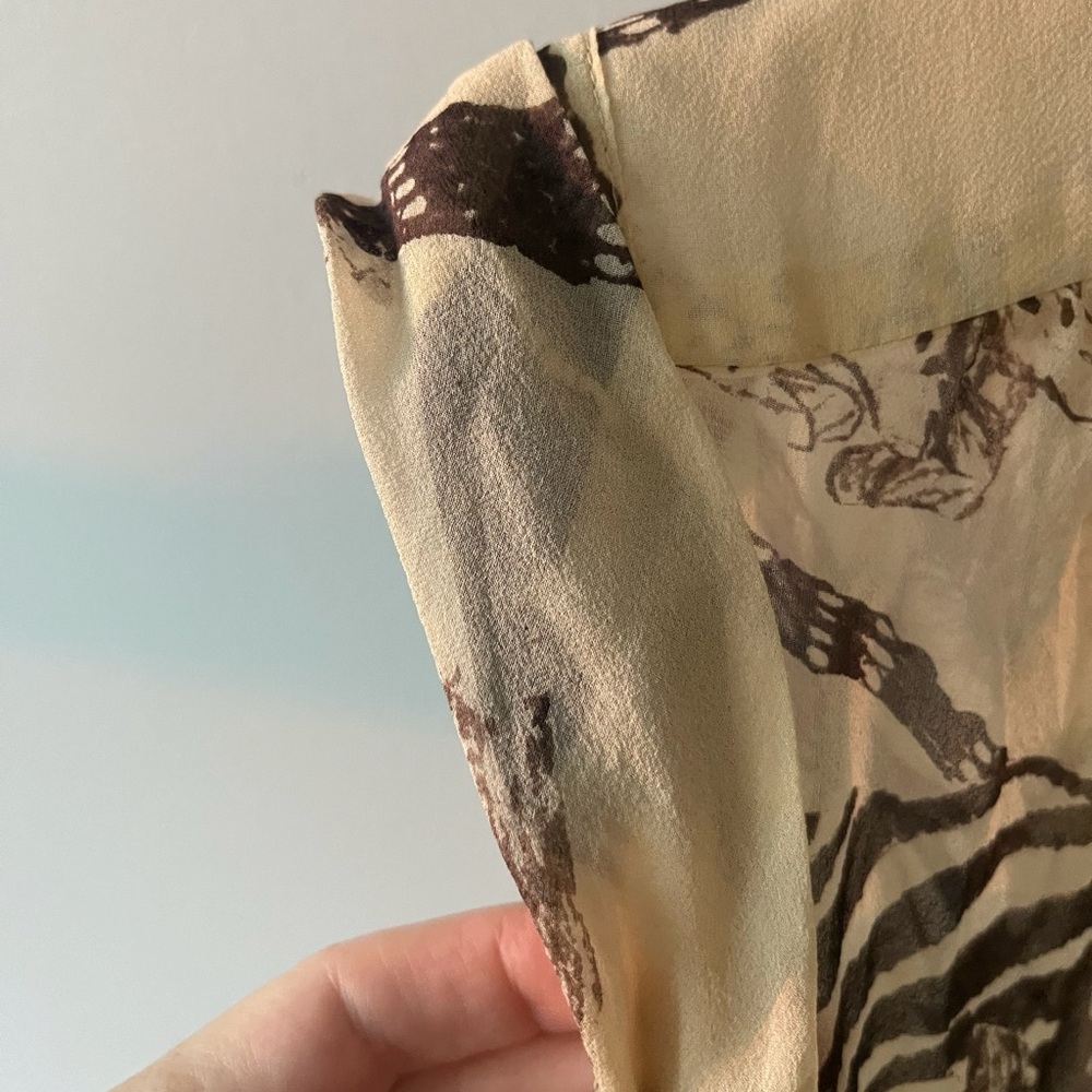 Madewell Silk Safari blouse - Picture 5 of 8